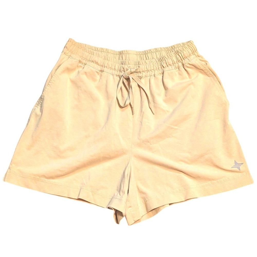 Tuckernuck Yellow Drawstring Shorts Small Cotton Blend Pull On Casual Resort